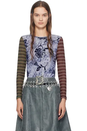 Chopova Lowena T-shirt à manches longues Gail multicolore