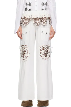 Chopova Lowena Pantalon Lansky blanc
