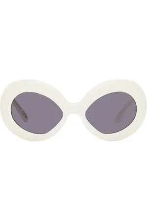 Marni Lunettes de soleil Lake of Fire blanc cassé édition RETROSUPERFUTURE