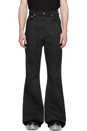 Rick Owens Jean semi-évasé Bolan noir - Porterville
