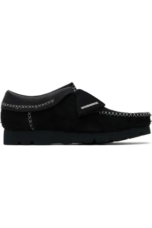 Clarks Derbys Wallabee noirs édition Neighborhood