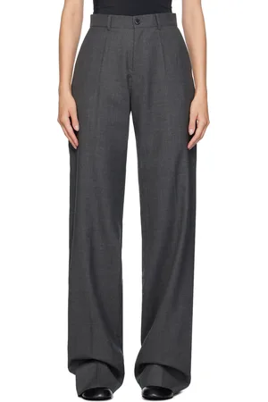 Marie Adam-Leenaerdt Pantalon gris en laine