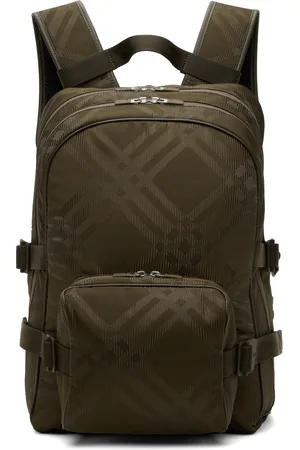 Burberry Sac à dos brun à carreaux