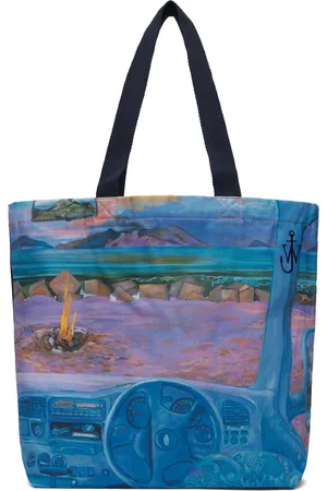 J.W.Anderson Cabas multicolore en canevas