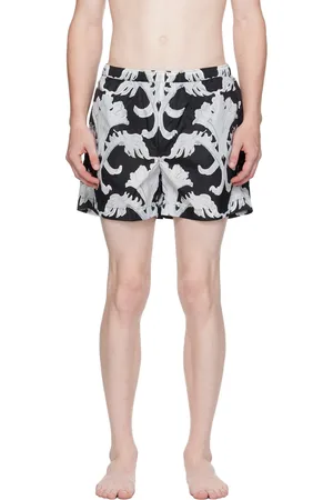 VALENTINO Maillot de bain noir à motif graphique