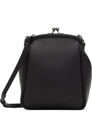 YOHJI YAMAMOTO Sac noir à fermoir bisou - discord