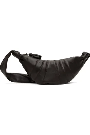 LEMAIRE Petit sac Croissant brun