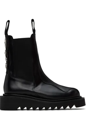 TOGA PULLA Bottes chelsea noires exclusives à SSENSE