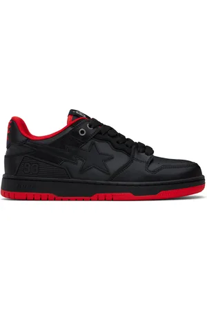 BAPE Baskets SK8 #4 noires à étoiles emblématiques