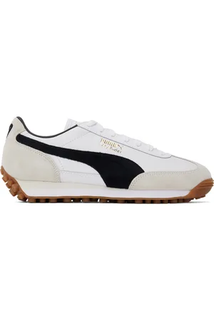 PUMA Baskets Easy Rider blanc et noir à panneaux