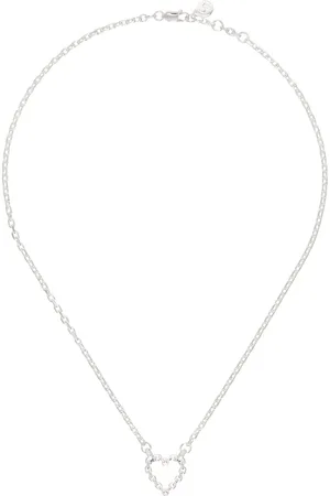 Stolen Girlfriends Club Collier argenté à pendentif de cœur en chaine
