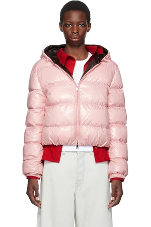 Moncler Blouson Bayard rose rembourré en duvet