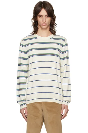Paul Smith Pull blanc cassé à rayures