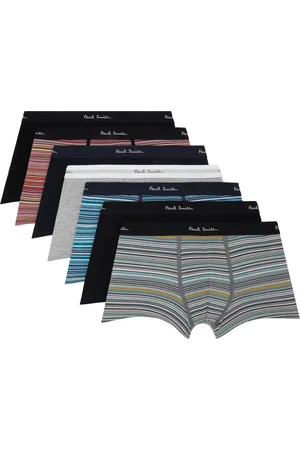 Paul Smith Ensemble de sept boxers multicolore à rayures emblématiques