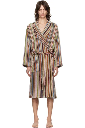 Paul Smith Sortie-de-bain multicolore à rayures verticales emblématiques