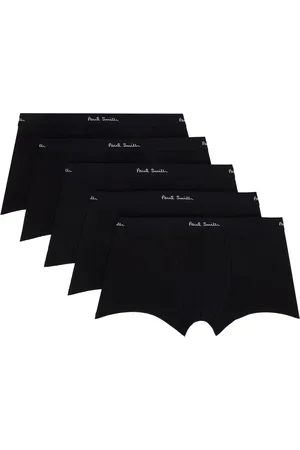 Paul Smith Ensemble de cinq boxers noirs à logos