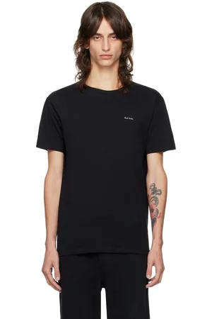 Paul Smith Ensemble de cinq t-shirts noirs à col ras du cou