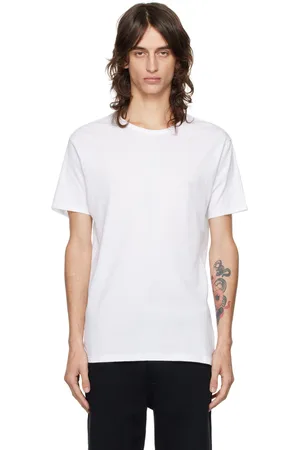 Paul Smith Ensemble de cinq t-shirts blancs à col ras du cou