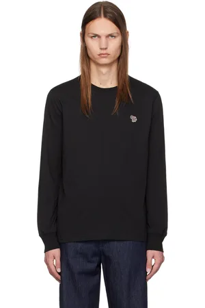 Paul Smith T-shirt à manches longues noir à logo de zèbre