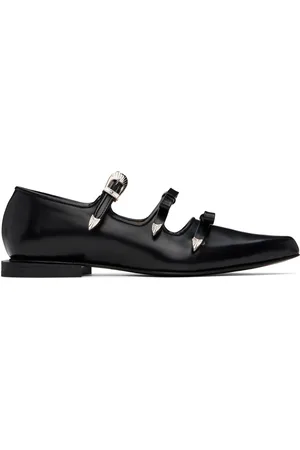 TOGA PULLA Ballerines de style Charles IX noires