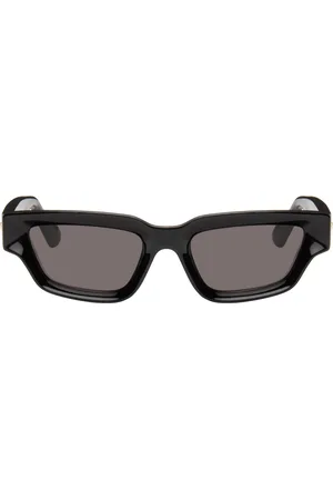 Bottega Veneta Lunettes de soleil rectangulaires noires