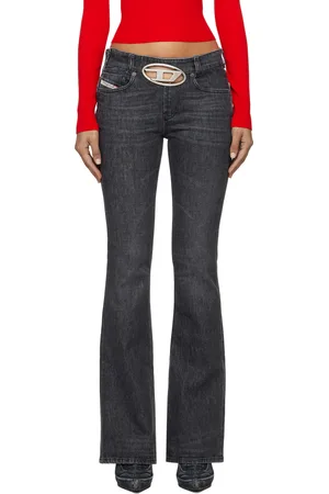 Diesel Jean semi-évasé 1969 Ebbey 0ckah noir en denim
