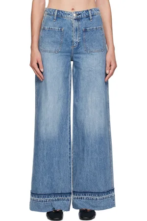 RAG&BONE Jean ample Marina bleu
