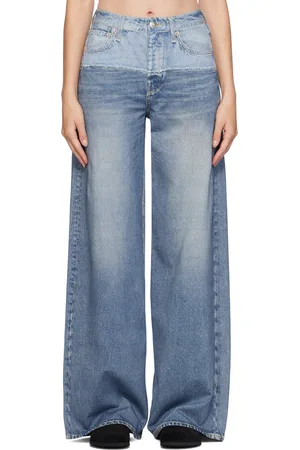 RAG&BONE Pantalon ample Sofie bleu en Miramar