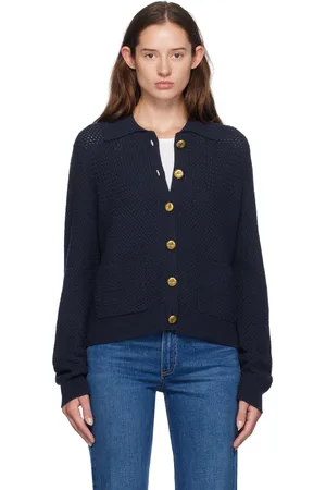 RAG&BONE Cardigan Jax bleu marine