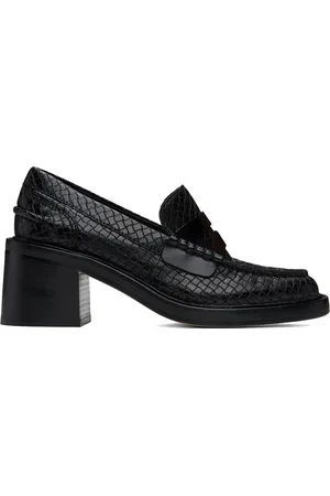 RAG&BONE Flâneurs à talon bottier Carter noirs en cuir
