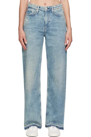 RAG&BONE Jean ample Logan bleu