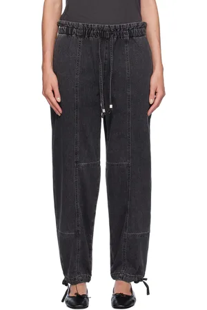 RAG&BONE Jean Jordan noir en denim ultraléger