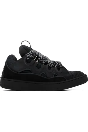 Lanvin Baskets Curb noires exclusives à SSENSE