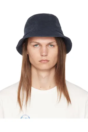 Paul Smith Chapeau bob bleu marine en tissu éponge