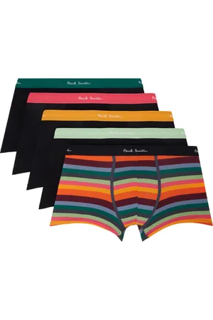 Paul Smith Ensemble de cinq boxers multicolore à rayures Artist