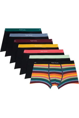 Paul Smith Ensemble de sept boxers noir et multicolore