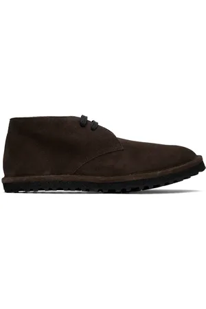 DRIES VAN NOTEN Chukkas bruns en suède
