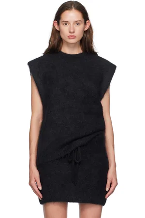 THE GARMENT Gilet Bern noir en tricot