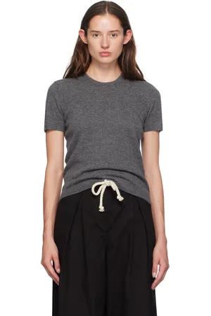 THE GARMENT T-shirt Como gris en tricot