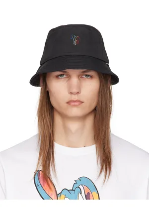 Paul Smith Chapeau bob noir à logo de zèbre