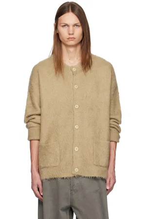 Acne Studios Cardigan beige en mohair