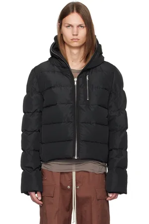 Rick Owens Blouson Sealed noir rembourré en duvet - Porterville