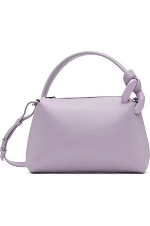 J.W.Anderson Petit sac mauve à logo et à maillon gourmette
