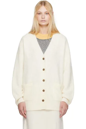 Lisa Yang Cardigan Malena blanc cassé