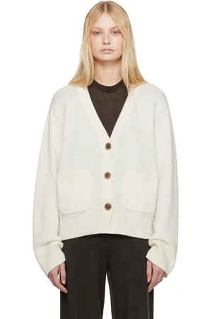 Lisa Yang Cardigan Danni blanc cassé