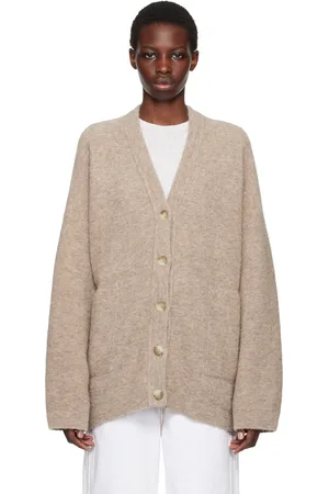 Lauren Manoogian Cardigan brun en molleton