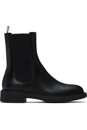 Gianvito Rossi Bottes chelsea noires en cuir