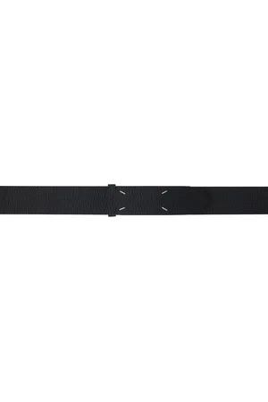 Maison Margiela Ceinture noire en cuir