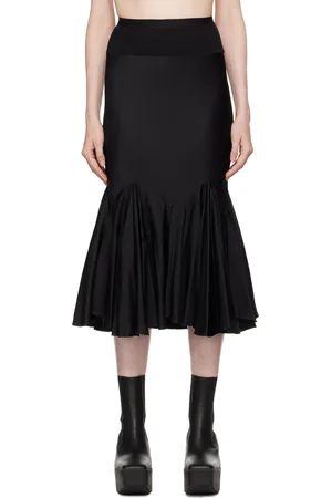 Rick Owens Jupe midi Divine noire - Porterville