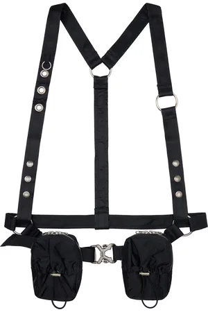 Andersson Bell Sac de style harnais noir à pochettes